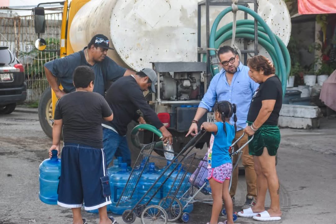 Agua potable para Ciudad Madero por gestiones de Gil Gallegos
