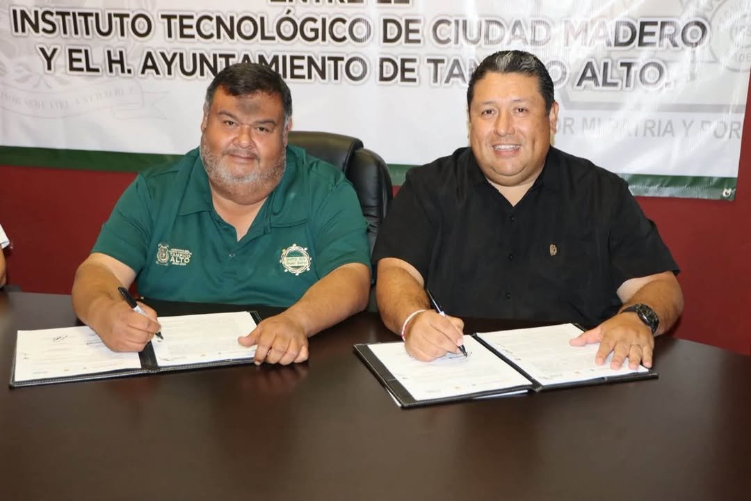 El Instituto TECNM - Ciudad Madero y el Ayuntamiento de Tampico Alto Veracruz formalizaron un convenio…