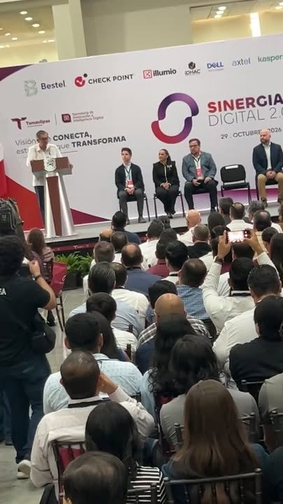 Inicia Congreso Sinergia Digital: destacan liderazgo de Tamaulipas