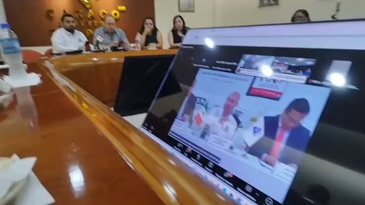 Rueda de prensa en la Cámara Nacional de Comercio de Tampico con relación a la organización de El Buen Fin 2026